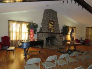 Auditorium Fireplace Grand Piano West End